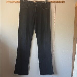 Lucky Brand Sweet Jean boot. Dark wash. 16/33 tall.